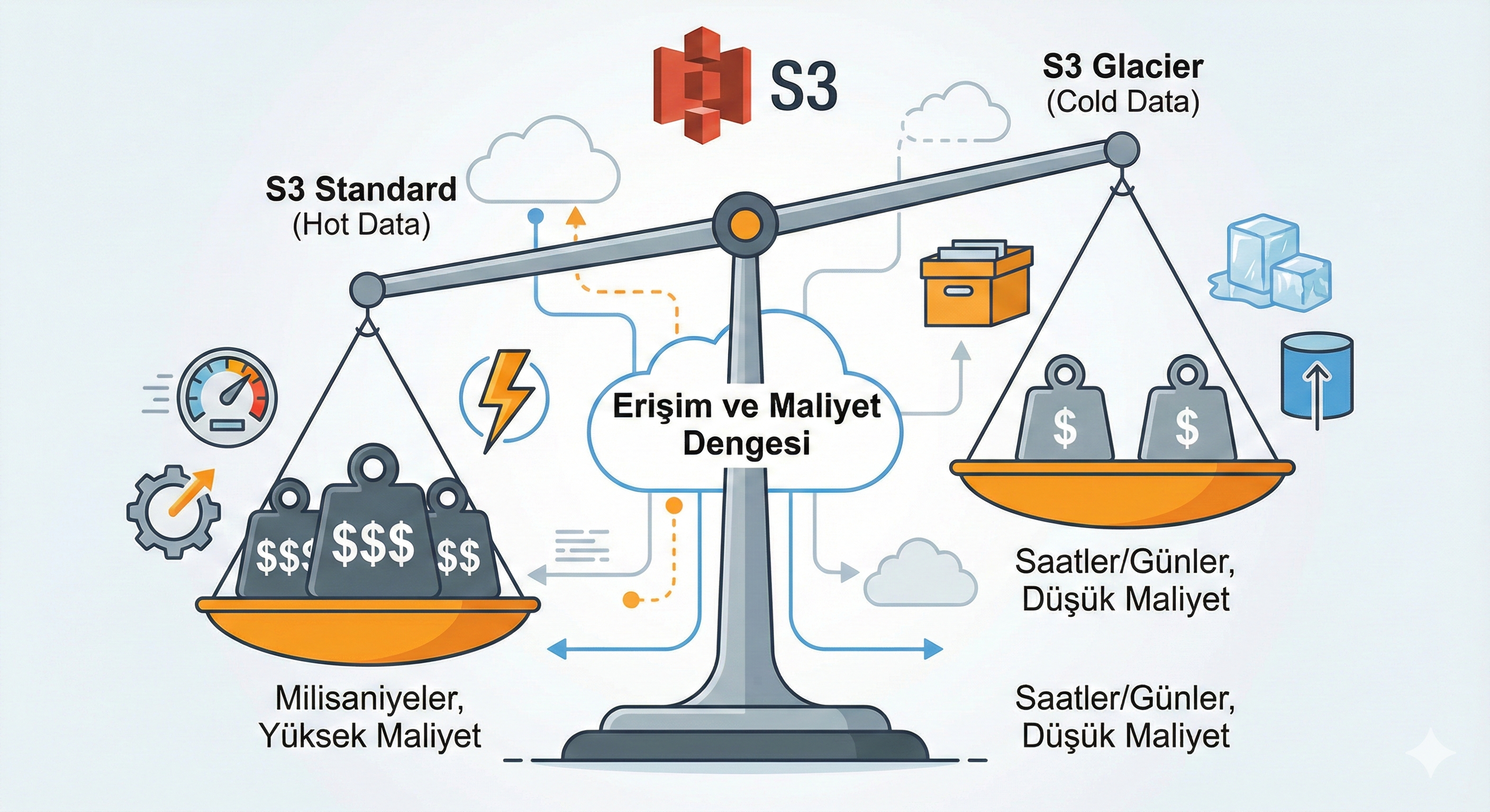 AWS S3 Storage Class Maliyetleri