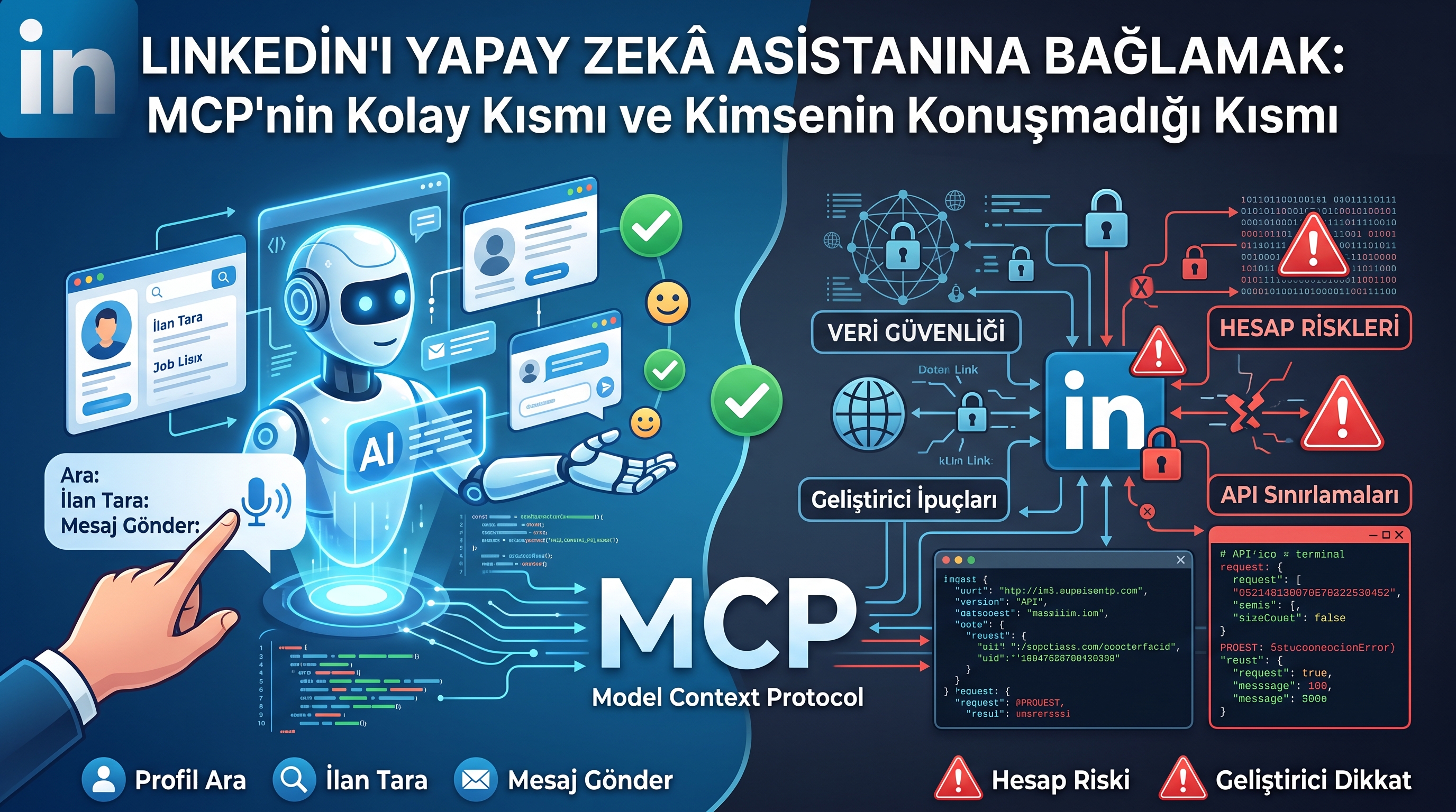 LinkedIn'i Yapay Zekâ Asistanına Bağlamak